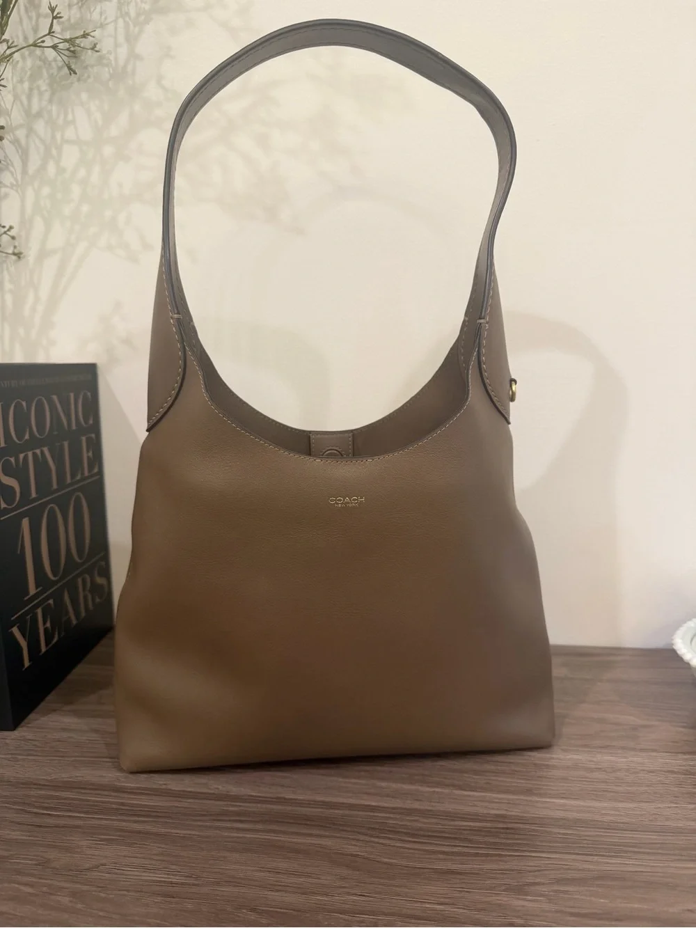 Coach Brooklyn 28 in Dark Stone